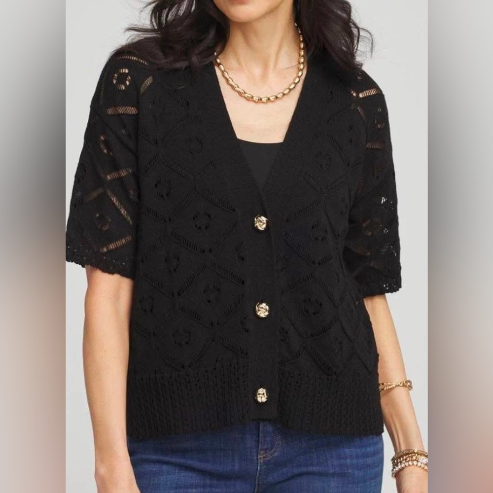 Chico’s NEW Black Cardigan size 3